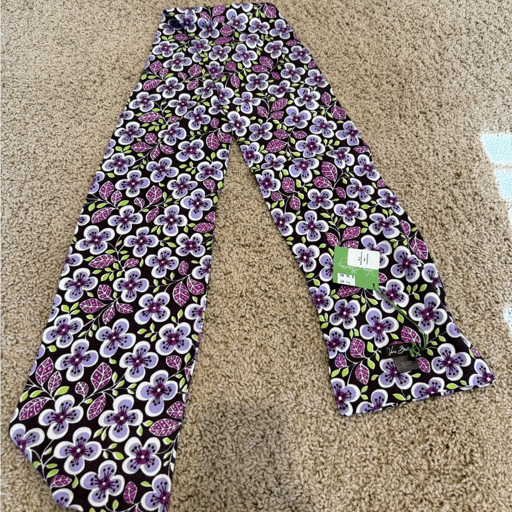 Vera Bradley Floral Scarf - Purple, Green